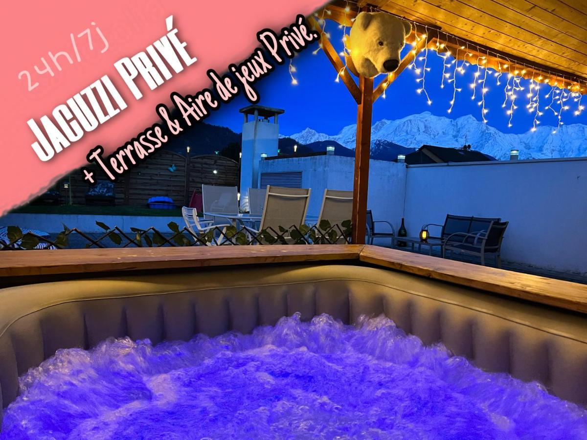 Rooftop 1 - Jacuzzi privé au pied du Monte-blanco Sallanches Exterior foto