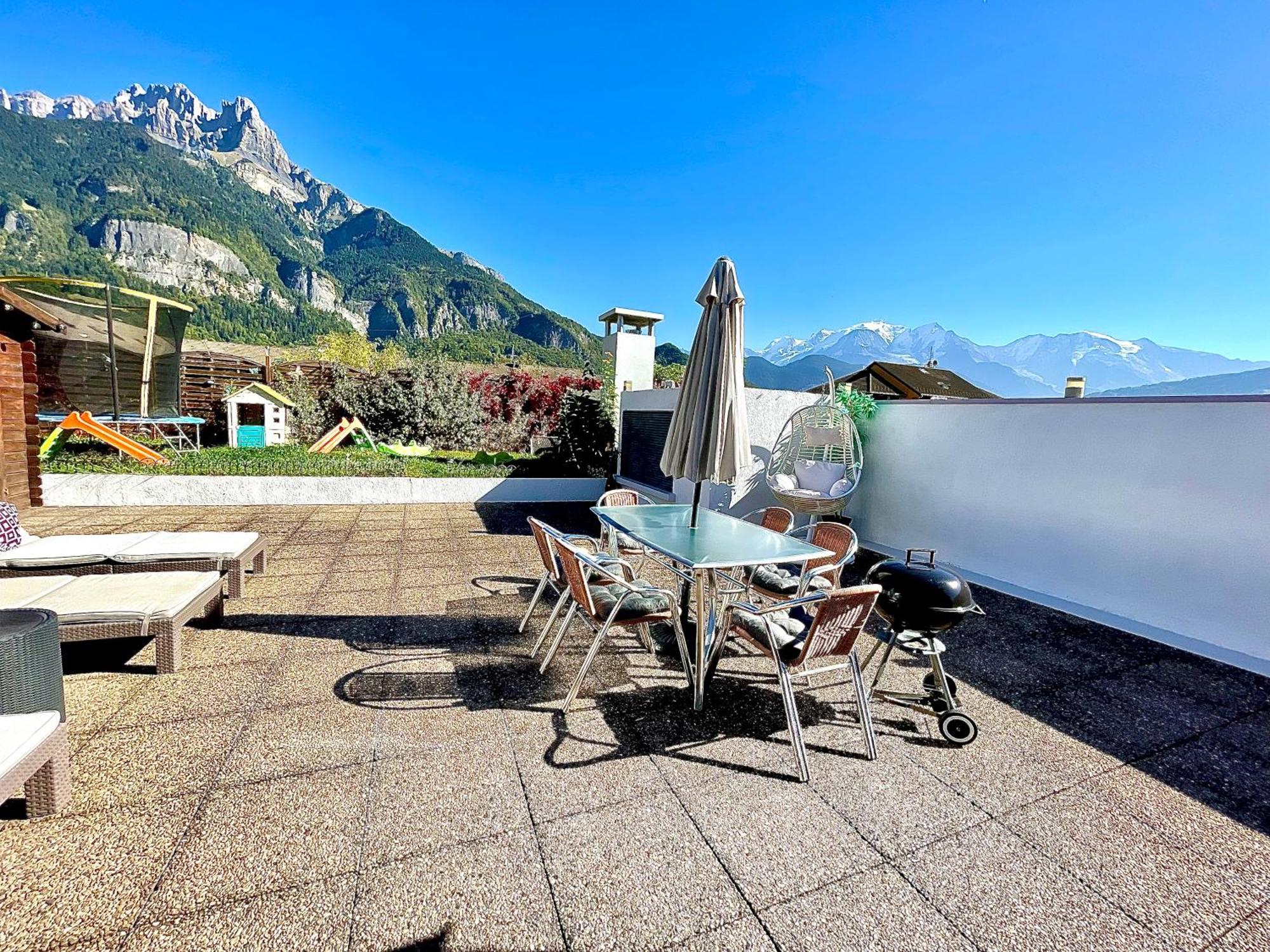 Rooftop 1 - Jacuzzi privé au pied du Monte-blanco Sallanches Exterior foto